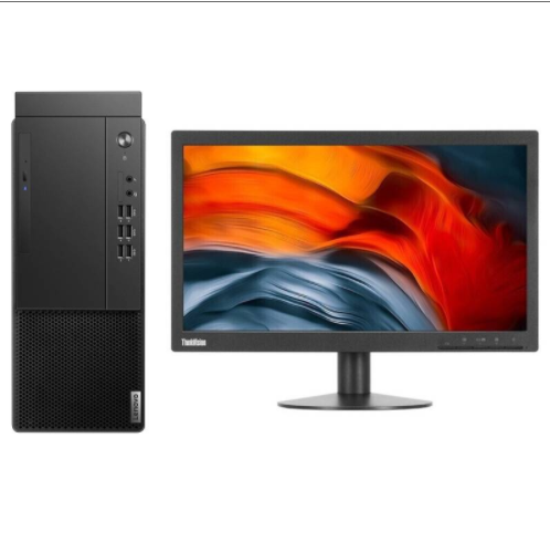联想/Lenovo 启天M437-A185+ThinkVision TE20-14（19.5英寸） 台式计算机