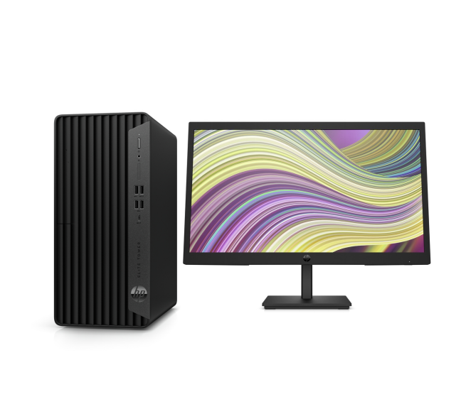 惠普/HP Elite Tower 680 G9 Desktop PC-2E03625705A+P24V G5 (23.8英寸) 主机+显示器/台式计算机